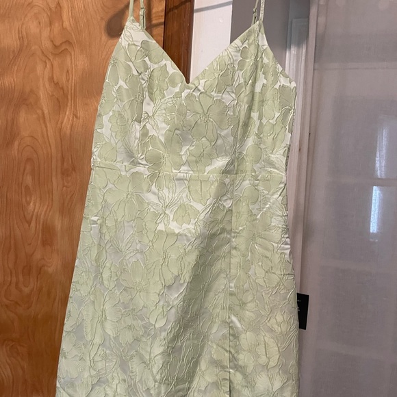 Lulus Floral Jacquard Sleeveless Mini Dress_NWT - Picture 5 of 9